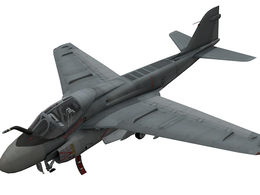 美国A-6攻击机喷气式双座双发舰载攻击机A-6 Intruder cockpit