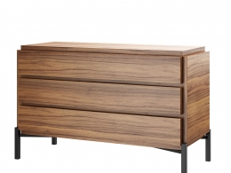 多抽屉储物柜Bonaldo品牌家具3D模型素材下载Groove Drawer Chest Storage Unit by Bon