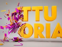 C4D立体文字破碎动画工程 Motion Graphics C4D Voronoi Fracture Slices