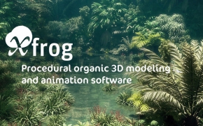 C4D XFrog v5.3植物插件汉化版Greenworks XFrog v5.3 DC10092015 For Cinema 4D