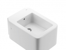 乐家品牌壁挂式坐浴盆3D模型素材下载Element Wall-hung Bidet by Roca