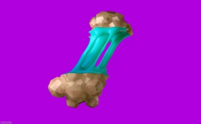 拉丝C4D卡通低面工程