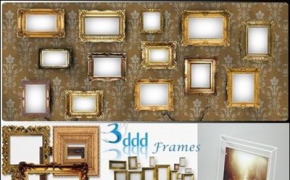 相框3D模型合集 3DDD Highly Detaild Photo Frames