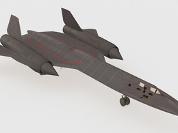 美国空军SR-71喷气式远程高空高速战略侦察机Lockheed SR-71 Blackbird