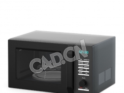 C4D微波炉模型 microwave 3D model