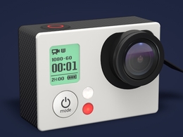 GoPro高清摄像机C4D模型 Go Pro Hero3