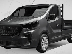 日产nv300自卸车卡车货车运输车辆汽车2022款C4D汽车模型下载