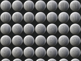 150组木纹风格ZBrush笔刷和4K无缝贴图素材，比如木质纹理、污渍、节疤、扫描纹理等风格150 WOOD BRUSHES + 4K SEAMLESS ALPHAS - VOL 01