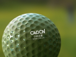 高乐夫球C4D模型golfball