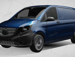 梅赛德斯奔驰威霆MPV2021款C4D汽车模型下载
