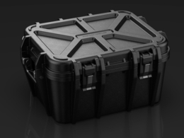 科技武器箱子C4D模型 EDON-TECH Hard Case V1