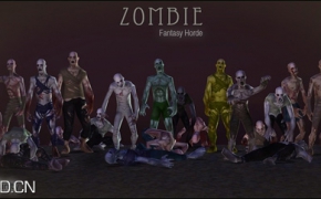 unity模型-僵尸部落：Fantasy Horde Zombies