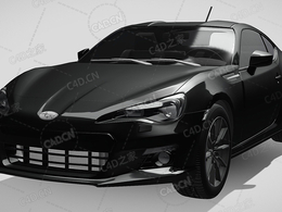 斯巴鲁brz家用汽车轿车2012款C4D汽车模型下载