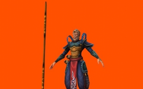 齐天大圣卡通形象C4D模型 Monkey（C4D/MAX）