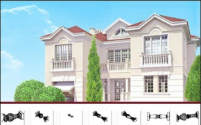 别墅部件3D模型 3d Model – Artificial Stone 2009