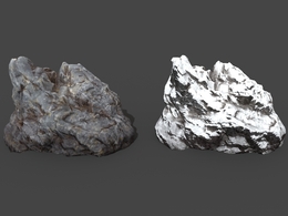 岩石冬天的石头Rock Formation