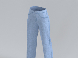 服饰模型：牛仔裤