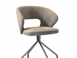 起源1971旋转椅665型3D模型素材下载Fard Metal 665 Swivel Chair by Origins 1971