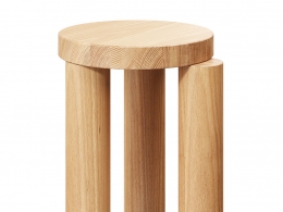 Resident错位吧凳3D模型素材下载Offset Stool by Resident