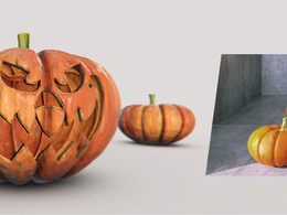 C4D万圣节南瓜雕刻模型 C4D-3D-Model-Carved-Pumpkin