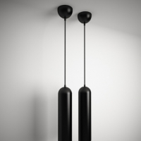 黑色吊灯C4D模型 chandelier（vray渲染）