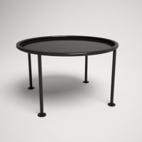 黑色桌子C4D模型 Table（vray渲染）