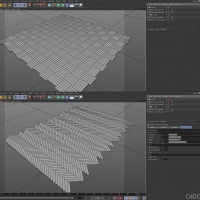 C4D木地板生成插件：Xpresso floor generator