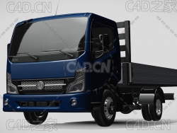东风n300自卸车卡车货车运输车2016款C4D汽车模型下载