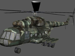苏联/俄罗斯米-17河马单旋翼带尾桨中型运输直升机Mi-17 heli