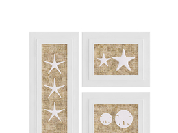 海星墙面装饰挂图c4d模型下载