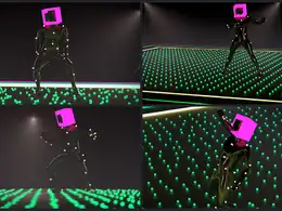 C4D头戴LOGO的人物跳舞动画工程文件 DANCING LOGOCUBE II ANIMATION