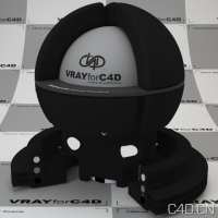 vray for c4d材质：Black Velvet
