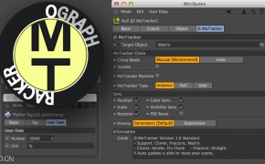 C4D克隆,骨骼,矩阵跟踪插件 JS MoTracker