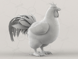 公鸡模型cock