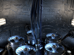 C4D科幻发动机场景模型工程 Engine