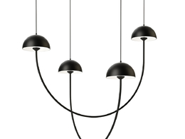 卢克斯坎布拉双头蘑菇吊灯3D模型素材下载Champignon Pendant Light 2 by Luxcambra