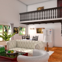C4D室内渲染模型 C4D interior
