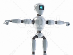 智能探测机器人C4D模型Robot RM100