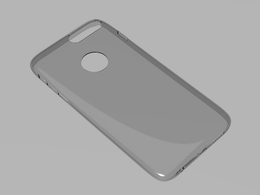 手机硅胶壳C4D模型 Mobile phone shell