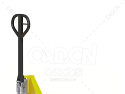 C4D商场超市托盘车模型下载pallet truck