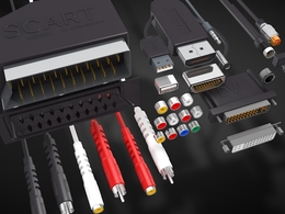 电子连接器 数据接头C4D模型 Electronic-Connectors