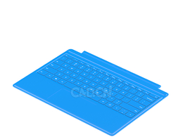 平板电脑键盘c4d模型下载