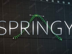 C4D弹性动画模拟插件Orestiskon Springy R20-R25