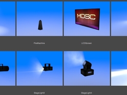 舞台套件C4D模型（舞台灯光、舞台桁架） Stage Kit Pro Full