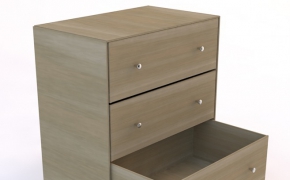 床头柜C4D模型 Bedside cupboard