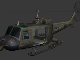 美国中型通用直升机UH-1直升机Bell UH 1 Huey
