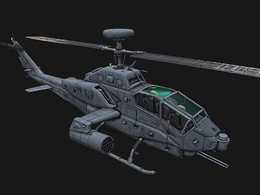 美军炮艇武装直升机Gunship Fixed