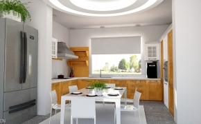 C4D室内模型：餐厅vray渲染工程 restaurant c4d for vray model