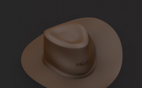 牛仔帽C4D模型 Cowboy hat 3D model