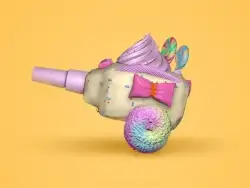 C4D R19 糖果大炮